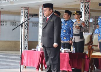 Kapolres Pematangsiantar, AKBP Sah Udur T.M. Sitinjak SH, SIK, MH, menghadiri Upacara Peringatan Hari Sumpah Pemuda ke 97 Kota Pematangsiantar, pada Selasa (28/10/2025) pagi.