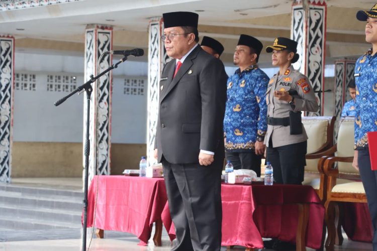 Kapolres Pematangsiantar, AKBP Sah Udur T.M. Sitinjak SH, SIK, MH, menghadiri Upacara Peringatan Hari Sumpah Pemuda ke 97 Kota Pematangsiantar, pada Selasa (28/10/2025) pagi.