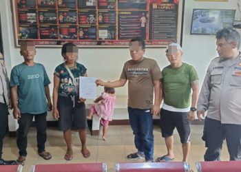 Polsek Siantar Utara menyelesaikan dugaan pencurian dengan problem solving, pada Rabu (15/10/2025) siang.