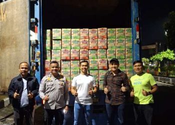 Polres Pematangsiantar mengirimkan bantuan kemanusiaan kepada korban bencana alam, di wilayah Sumatera Utara (Sumut), pada Jumat (28/11/2025) malam.