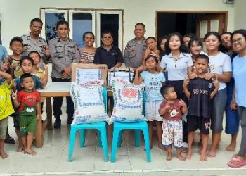 Satuan Pembinaan Masyarakat (Binmas) salurkan paket sembako dari Kapolres Pematangsiantar, AKBP Sah Udur T.M Sitinjak SH, SIK, MH, ke Panti Sosial yang ada di Kota Pematangsiantar, pada Rabu (10/12/2025) siang.