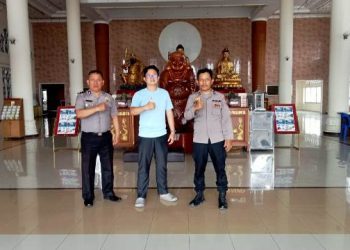 Satuan Binmas Polres Pematangsiantar menggelar Patroli Sambang Kamtibmas, di wilayah hukum Polres Pematangsiantar, pada Selasa (6/1/2026) pagi.