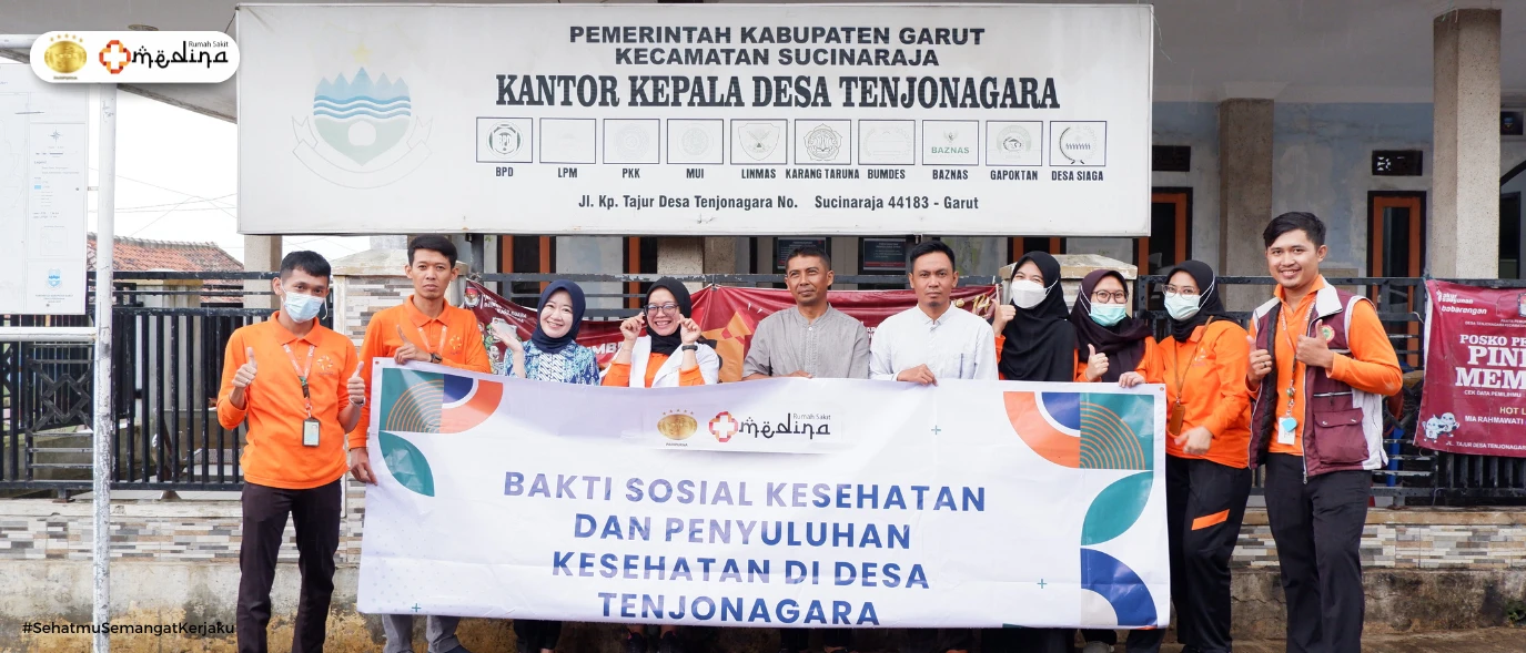 artikel kesehatan RS. Medina Gelar Bakti Sosial di Desa Tenjonagara