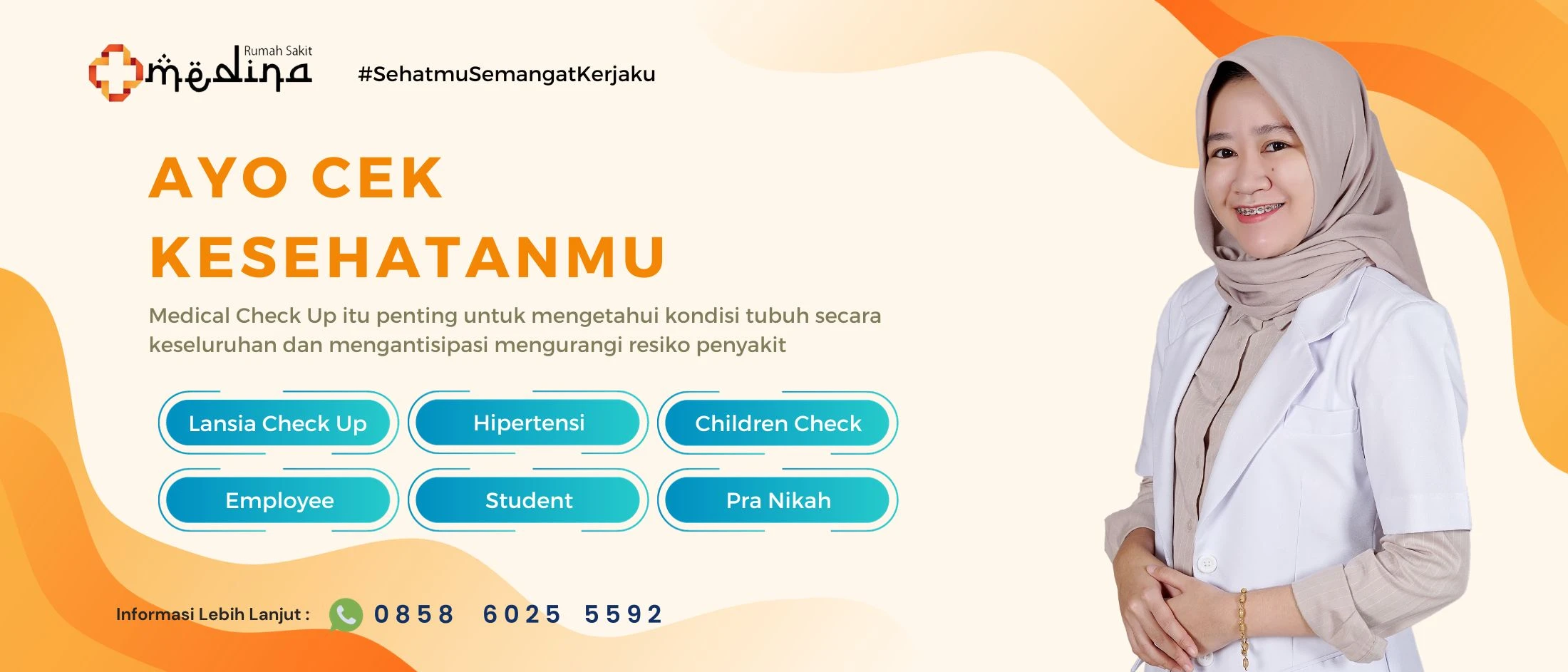 Ayo Cek kesehatanmu, berbagai macam paket Medical Check Up