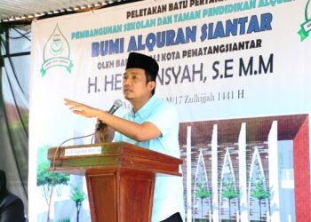 Pembangunan Rumah Baca Bumi Alquran Siantar Dimulai