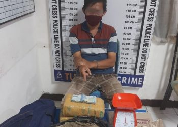 Terduga Bandar Ganja Dibekuk Polres Siantar di SKI, BB 2,7 Kg