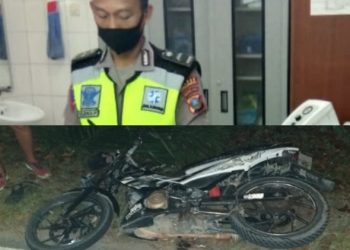 “Makan Tikungan”, Pengendara Tanpa SIM Tewas di Sampuran, Simalungun