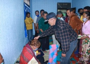 RHS Calon Bupati Simalungun Nomor 1 Kunjungi Kampung Sinaga di Girsang