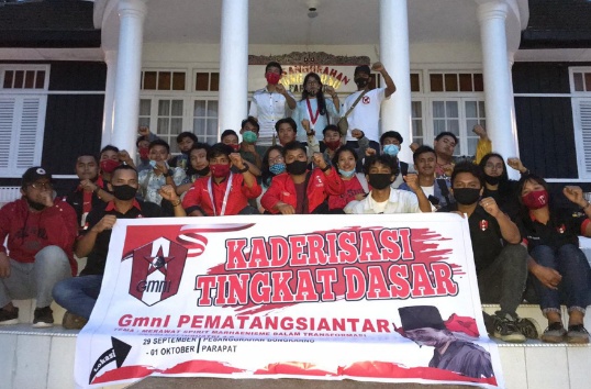 GMNI Siantar Gelar Kaderisasi Tingkat Dasar Berstandart Protokol Kesehatan