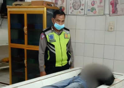 Lampu Jalan Tidak Ada, Anak Pelayaran Jatuh di Tikungan Tanah Jawa dan Meninggal