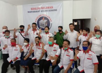 Disertai Berkah Tuhan, Relawan Kolom Kosong di Siantar Dideklarasikan