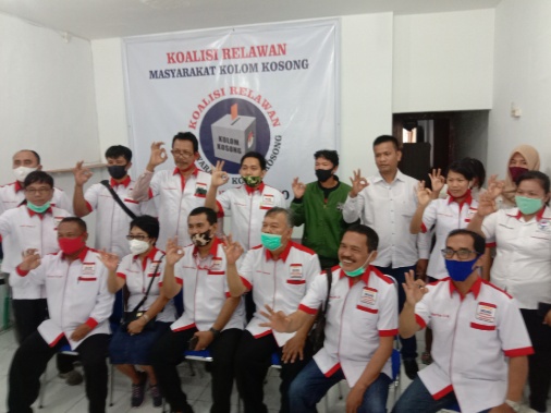 Disertai Berkah Tuhan, Relawan Kolom Kosong di Siantar Dideklarasikan