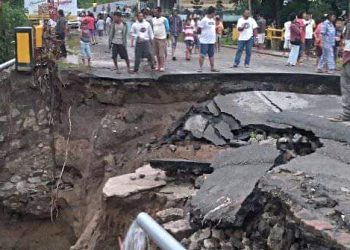 Jalan Negara dan Provinsi di Siantar – Simalungun Dilanda Longsor