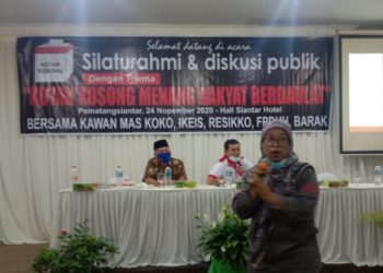 Relawan Koko Jalin Keakraban dan Gelar Diskusi Publik, Kolom Kosong Pilihan Sah