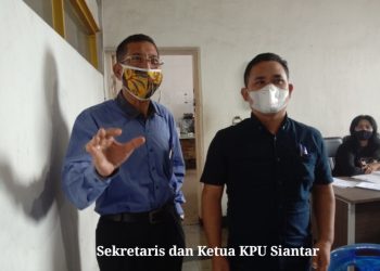Pilkada Sudah Dekat, KPU Siantar Terima dan Tata Perlengkapan TPS