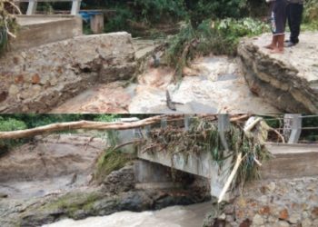 Banjir Bandang Hantam Siantar – Simalungun, Jembatan Putus, Puluhan Rumah Terendam