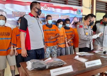 1,9 Kg Ganja dan 3,5 Ons Sabu Disita Polres Siantar dari 4 Pelajar, Buruh dan Lainnya