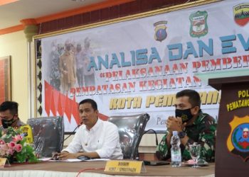 Walikota Siantar Analisa dan Evaluasi Pembatasan Kegiatan Masyarakat di Pandemi Ini