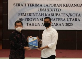 Walikota Serahkan Laporan Keuangan Pemko Siantar TA 2020 Untuk Diaudit BPK