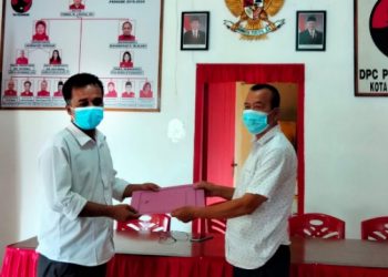 Mangasi Tua Purba SH, Mantan Ketua KPU Siantar Daftar Calon Wakil Walikota