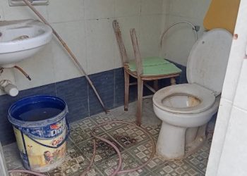 Toilet di DPRD Siantar Bau Busuk