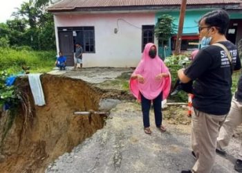 Pemukiman Warga Terkesan Dibiarkan BPBD Siantar Terancam Bencana Susulan