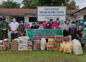 Jelang Lebaran, Forda UKM Siantar – Simalungun Santuni Anak Yatim Piatu