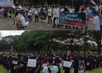 Ratusan Warga Siantar – Simalungun Berdoa untuk Palestina