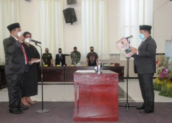 Jhon Kennedi Purba Dilantik Jadi Anggota DPRD Siantar