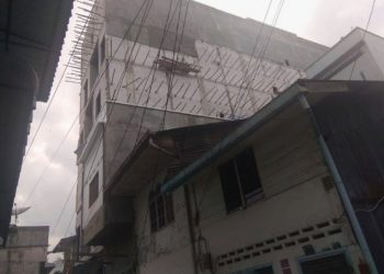 Kecelakaan Kerja, Jatuh dari Wisma Esmeralda Siantar, Buruh Bangunan Meninggal