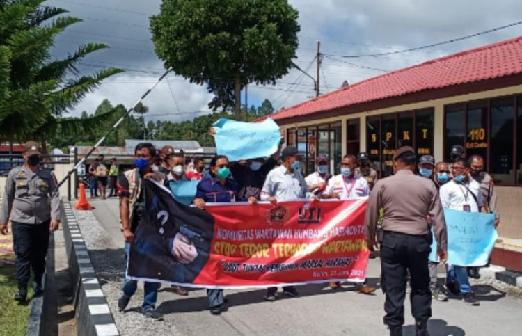 Wartawan Ditembak, Jurnalis Madina, Humbahas, Toba, Samosir dan Taput Bergerak