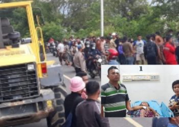 Tabrak Tiang, Minibus Pajero Sport Terjun ke Jurang di Kawasan Danau Toba