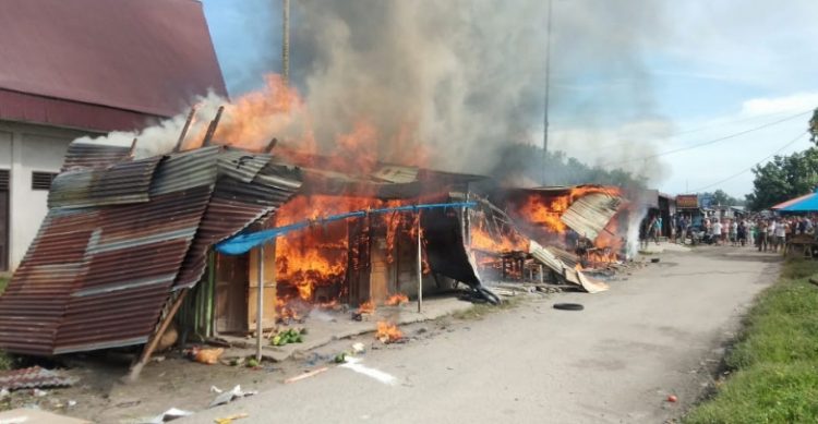 Kebakaran di Simalungun, 6 Pedagang Kecil Rugi Ratusan Juta