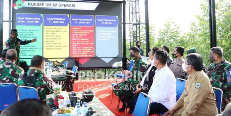 Wakil Walikota Siantar Saksikan Latihan Tempur Yon Raider 100/PS