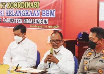 Wakil Bupati dan BMR III Pertamina Antisipasi Kelangkaan BBM di Simalungun
