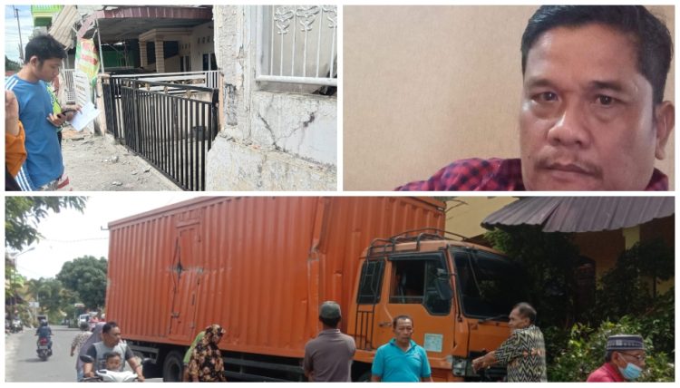 Truk Tabrak 4 Rumah di Siantar, Ketua PAC PDIP Minta Pabrik OH5, Pindah