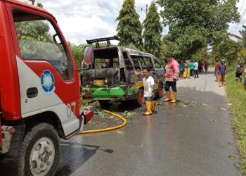 Kemarin di Simalungun, Hari Ini Peristiwa Mobil Terbakar Terjadi di Siantar