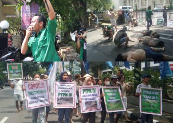Tolak Konversi Teh ke Sawit di PTPN IV Kebun Bah Butong, Saling Demo DPRD Sumut