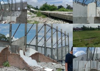 Anggaran Habis Rp 22 Miliar, Stadion Sangnaualuh Siantar Hancur