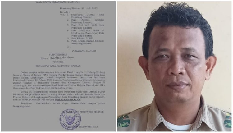 Penulisan Pematang Siantar Harus Dipisah, Ini Tanggapan Sejarawan