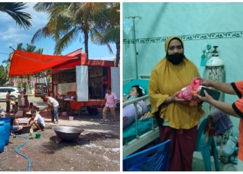 BPBD Siantar Buka Dapur Umum untuk Korban Puting Beliung