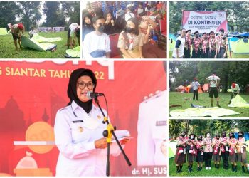 Plt Walikota Siantar Tanggung Kekurangan Biaya Kontingen Pramuka di Jamnas XI