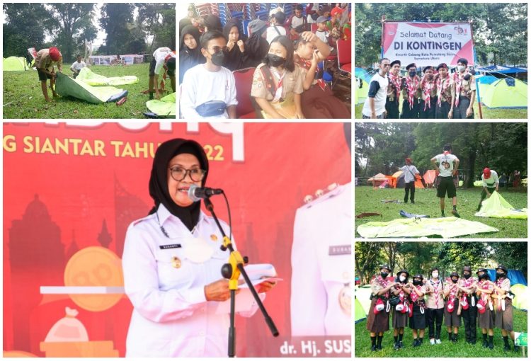 Plt Walikota Siantar Tanggung Kekurangan Biaya Kontingen Pramuka di Jamnas XI