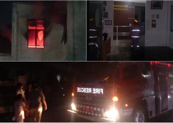 Kantor Dinas Pariwisata Siantar Terbakar