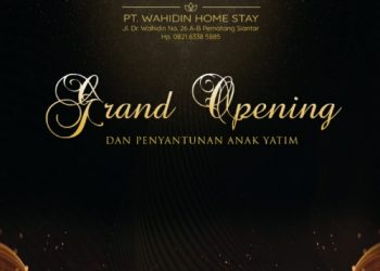 Grand Opening, Wahidin Home Stay Santuni Anak Yatim