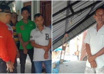 Ancaman Longsor di Jalan Siak Mengerikan, Pengerjaan Bronjong Malah Berhenti