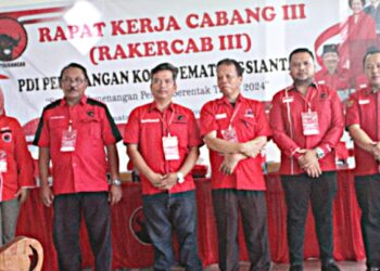 PDI Perjuangan Siantar Gelar Rakercab, Target Hattrick di Pemilu 2024