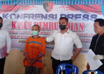 Usai “Kena” Tuak 3 Gelas, BS Tikam Kawannya di Parluasan, Ditangkap di Jambi