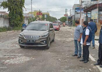Nasdem Siantar Turun ke Jalan Ade Irma, Kerusakan Akan Diperbaiki Desember 2022