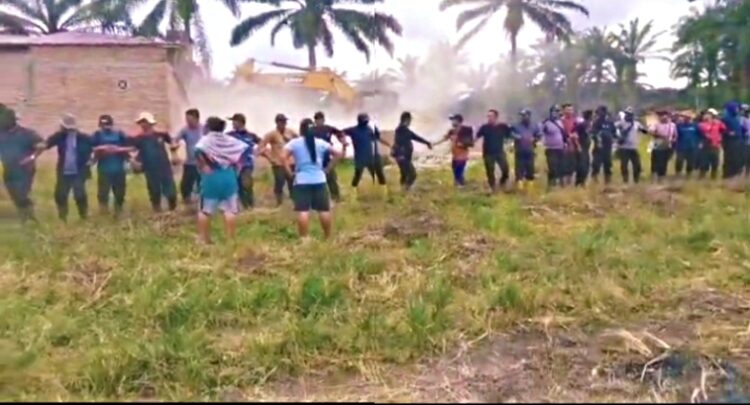 Amankan Pembersihan Lahan HGU, Satpam PTPN III dan Penggarap Bentrok